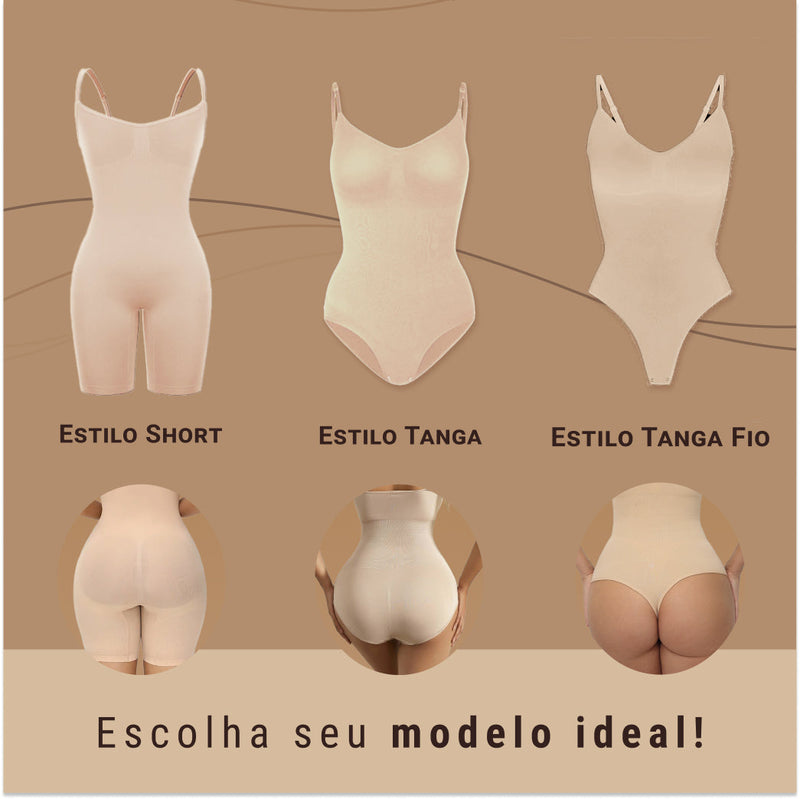 Body Modelador - Up Shaper - Compre 1 Leve 2 + Brinde Calcinha Modeladora (Short / Tanga)
