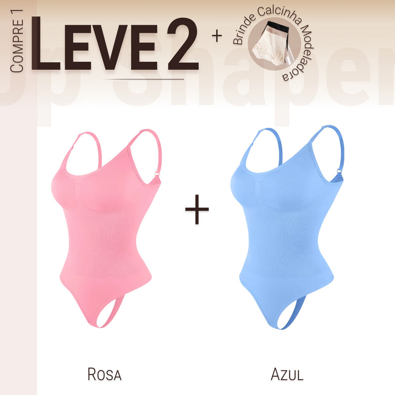 Body Modelador - Up Shaper - Compre 1 Leve 2 + Brinde Calcinha Modeladora | LANÇAMENTO NOVAS CORES