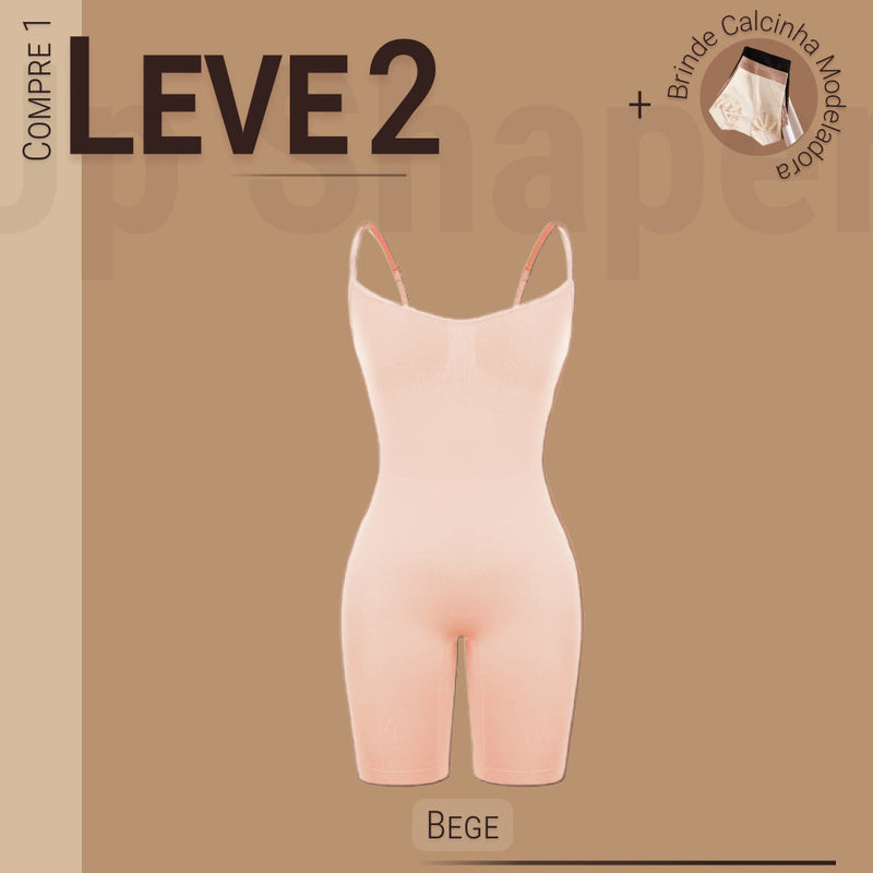 Body Modelador Up Shaper - Compre 1 Leve 2 + Brinde Calcinha Modeladora