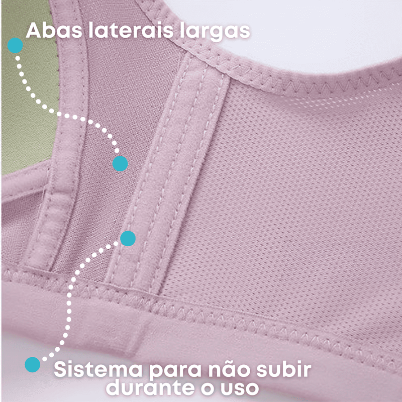 Sutiã Lady - Confortável com botões frontais